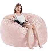 ILPEOD Bean Bag Chairs for Adults - Memory Foam Furniture BeanBag Chair - Kids/Teens Sofa with So...