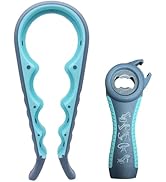 Jar Opener for Seniors with Arthritis,Jar Opener for Weak Hands,5-in-1 Bottle Opener,4-in-1 Can O...