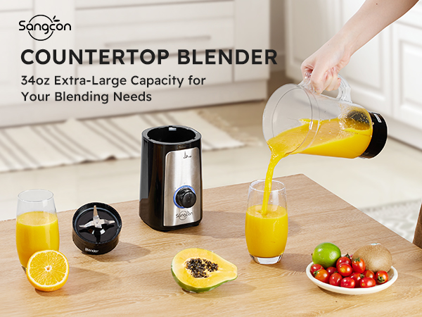 Sangcon 5 in 1 Blender and Food Processor Combo for Kitchen