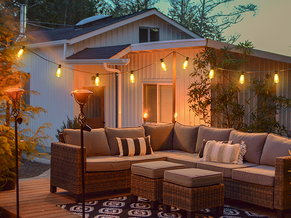 backyard lights