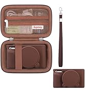 Supmay Case for Canon PowerShot SX740 HS, SX730 HS Camera, Hard Case*1+Soft Silicone Cover*1, SX7...
