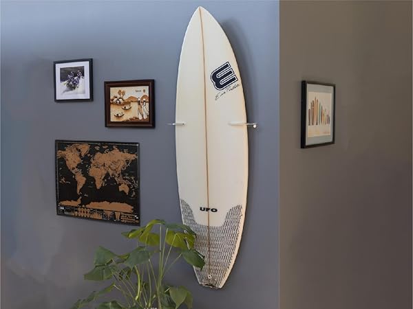 Floating Surfboard Wall Mount