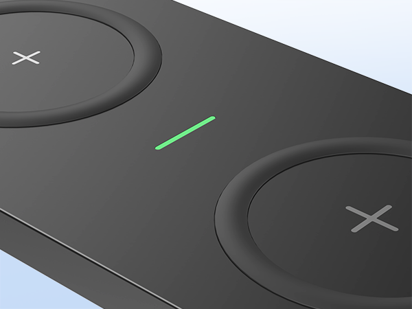 TAMOXI 2 in 1 Dual Wireless Charging Pad