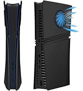 Shockproof Faceplates for PS5 Pro Digital Edition - Hard ABS Matte Replacement Cover Plates with ...