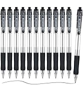 M&amp;G 12 Pcs Ballpoint Pens 0.7mm Black ABP810A2