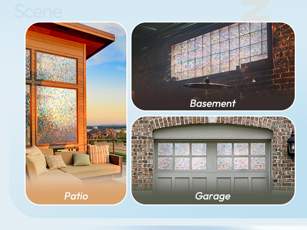 patio basement garage heat blocking window film