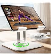 LISEN for iPad Stand Holder Adjustable Tablet Stand for Desk White | 2026 for iPad Accessories Ro...