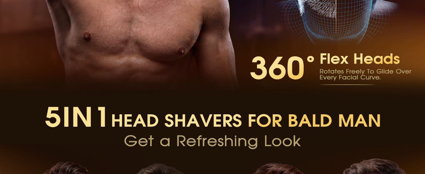 Electric Head Shavers for Bald Men