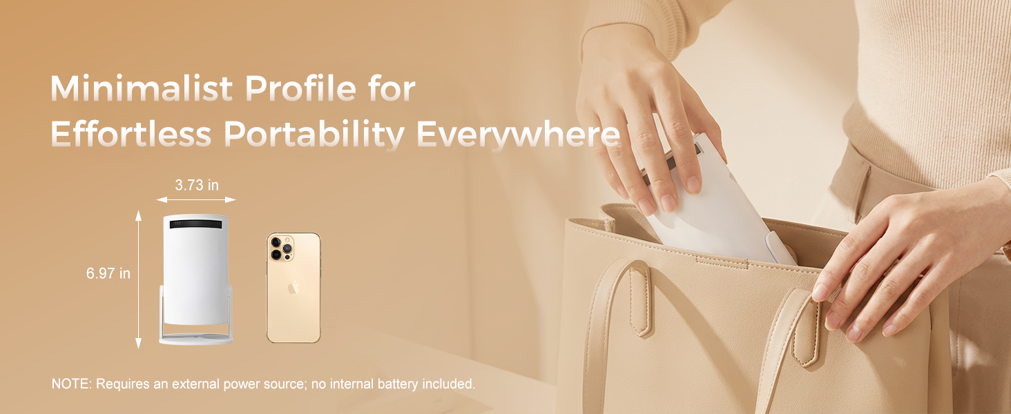 Mini Projector with WiFi and Bluetooth