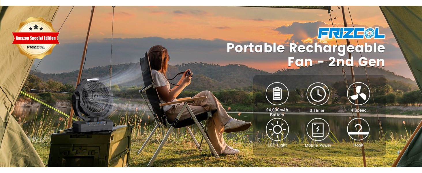 Portable Rechargeable Fan