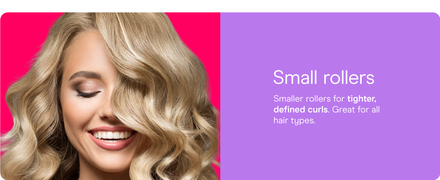 Conair hair curlers self grip rollers short long 31 pack heatless velcro volume tension roller fine.