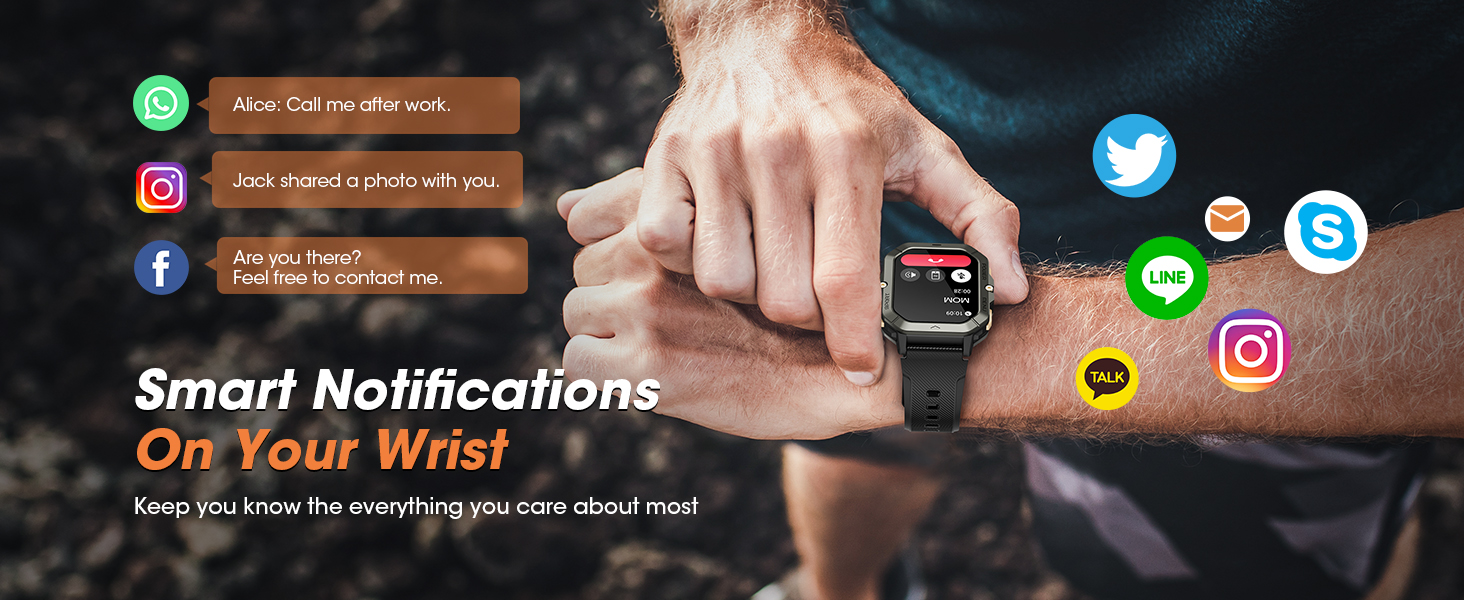 smart watch with texting