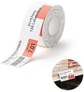 NIIMBOT M2 Thermal Transfer Labels 1.22''×2.24'', 130 Tapes/Roll, Only for M2 Label Maker, Long S...