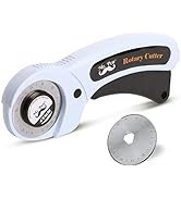 Mr. Pen- Fabric Cutter, Rotary Cutter, 45mm, 1 Extra Blade, Rotary Cutter for Fabric, Leather Cut...