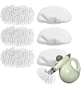 LOVECO 6 Pack Universal Steam Cleaner Accessories, Reusable Steam Shot Attachments, Steam Mop Pad...