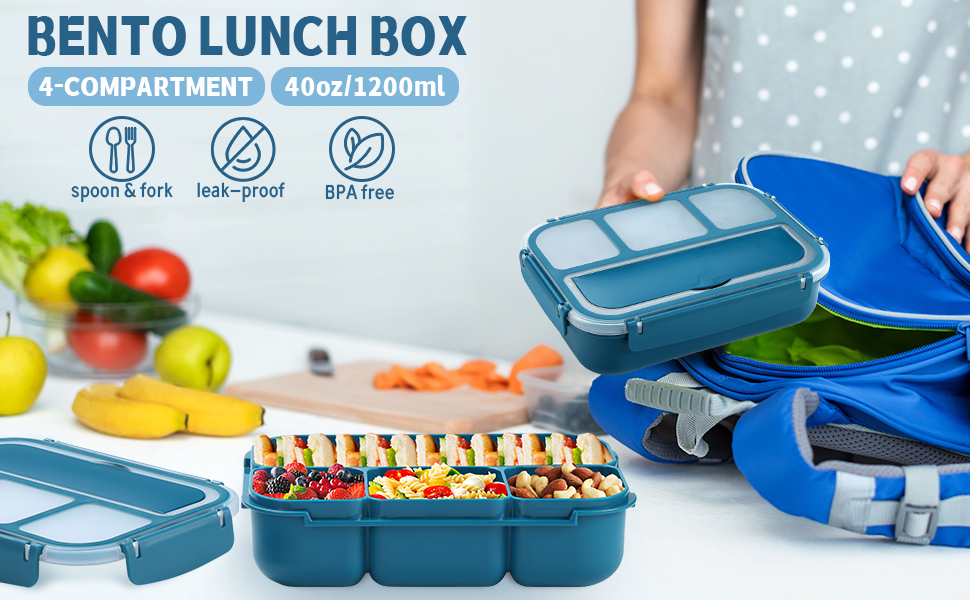 navy bento box
