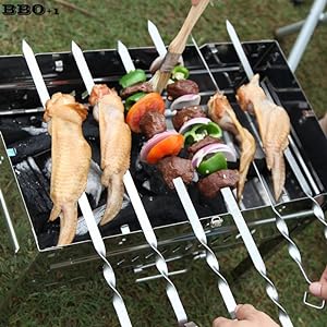 Metal skewers for Grilling