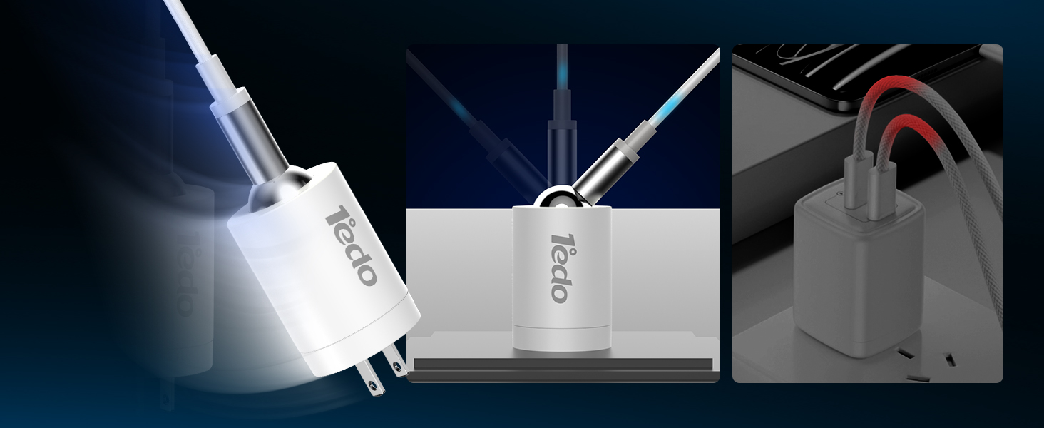 The 360° swivel spherical design