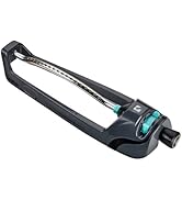Lawn Turbo Oscillating Water Sprinkler 100005 Adjustable Pattern to Cover 4,000 sq.ft. by New Eng...