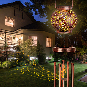 solar wind chimes for outside