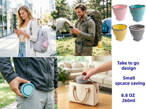 collapsible cups for traveling