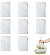 8 Pcs Cheese Cloth Bag for Straining, Fine Mesh Reusable Cloth Strainer for Filtering Juice Coffe...