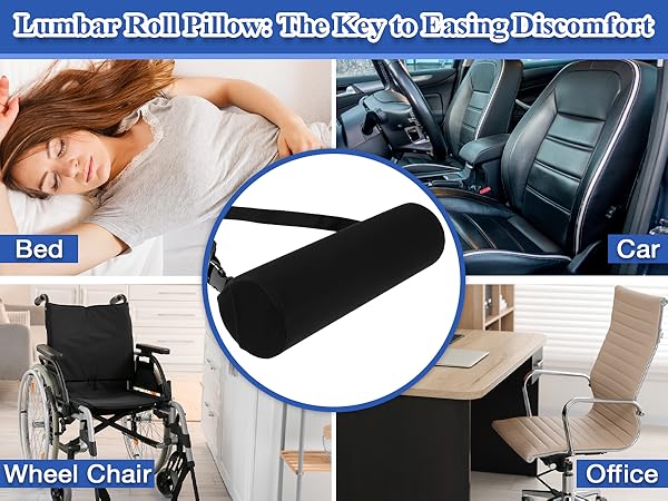 Lumbar Roll Support Pillow