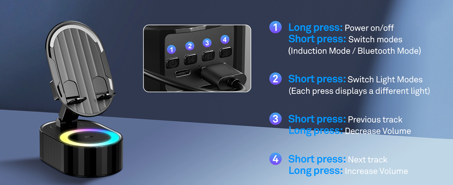 bluetooth speaker phone holder