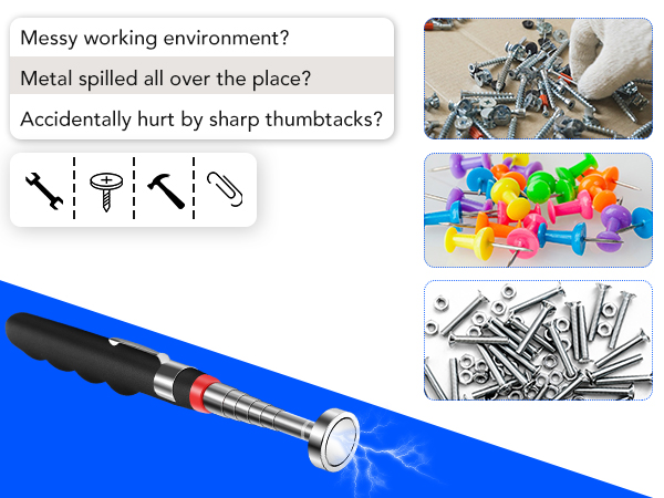 telescopic deformation metal rod