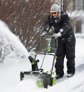 SnapFresh 40V Electric Snow Blower Cordless