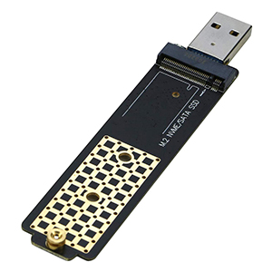M.2 NGFF NVME SSD to USB Adapter