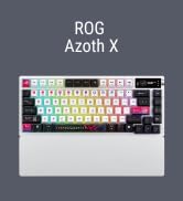 ASUS ROG Azoth X Wireless Mechanical Gaming Keyboard – 75% TKL, Tri-Mode Connectivity, Hot Swappable