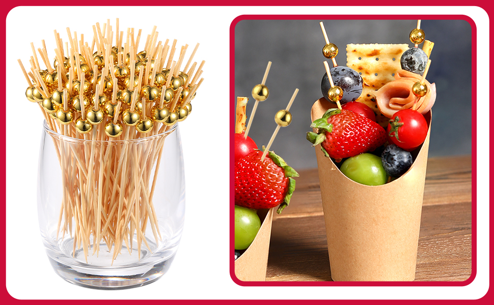 natural bamboo skewers for charcuterie board