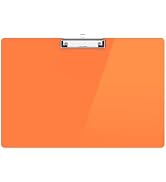 Macroclo Extra Large 11x17 Clipboards, Plastic Drawing Boards with Low Profile Clip Horizontal Cl...