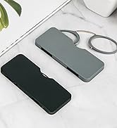 DXYXYO Mini Armless Reading Glasses Clip on Nose for Men Women 2 Pack Thin Compact Readers with S...