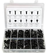 240 Pcs Push Retainer Clips Kit,Great Assortment of Push Type Retainers Fits for GM Ford Toyota H...