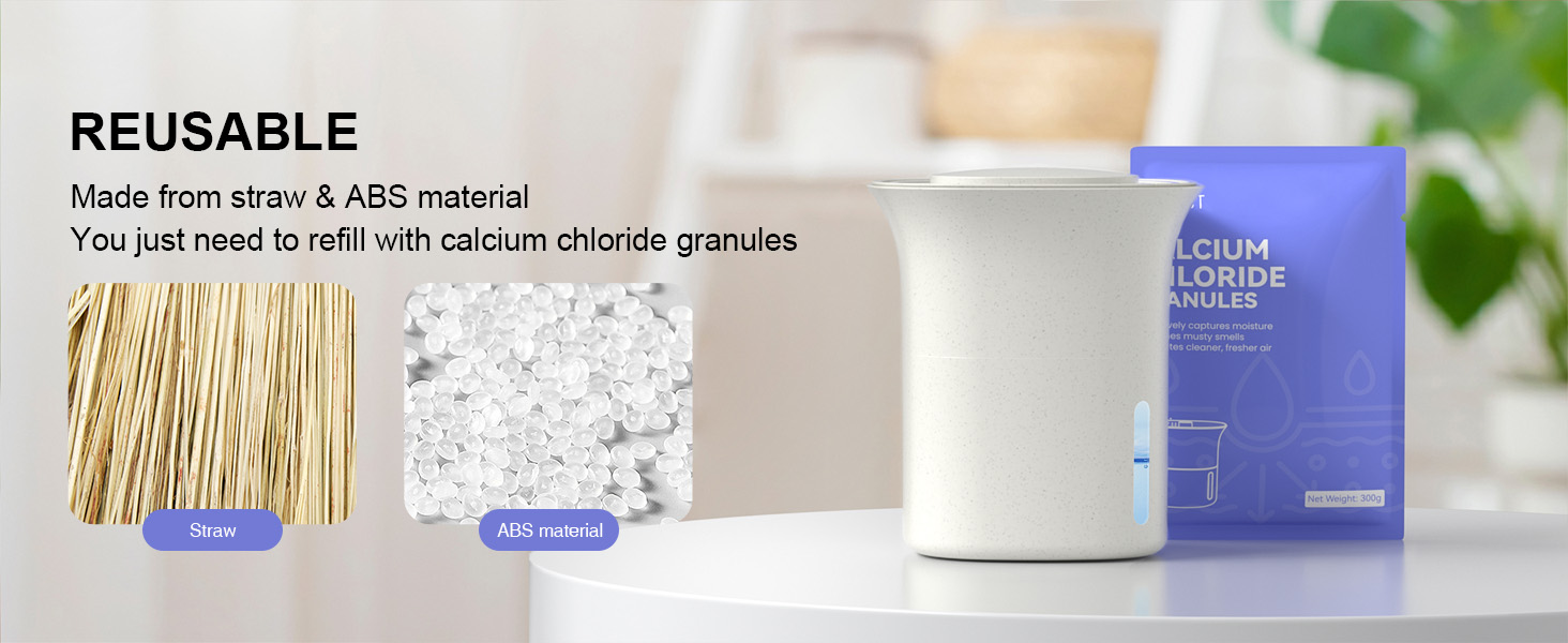 reusable moisture absorbers for closet