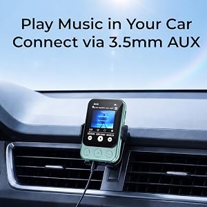 Running Walking Gym MP3 Player with Bluetooth Clip Long Battery Life Travel Wireless Audio Player