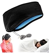 CozyPhones Over The Ear Headband Headphones - Lycra Sleep Headphones with Cool Mesh Lining and Th...