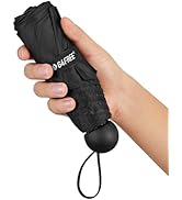 G4Free Compact Travel Umbrella UPF 50+ UV Protection Sun Blocking Mini Umbrellas for Men and Women