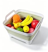 GIMWA Collapsible Wash Basin for Baby Bottles - 2.4 Gallons Portable Bottle Washing Basin, for RV...