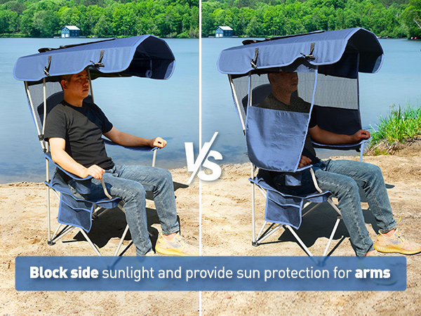 beach chair with canopy