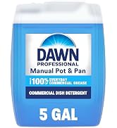 Dishwashing Liquid Soap Detergent by Dawn Professional, Bulk Degreaser Removes Greasy Foods from ...