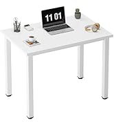 Need Small Desk, 31.5 inch Sturdy Writing Desk for Small Spaces, Small Computer Desk Teens Desk S...