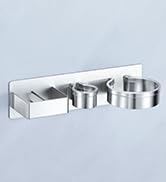 XILIMEN Hair Dryer Holder Wall Mounted, Hair Dryer and Straightener Holder, Curling Iron Holder, ...