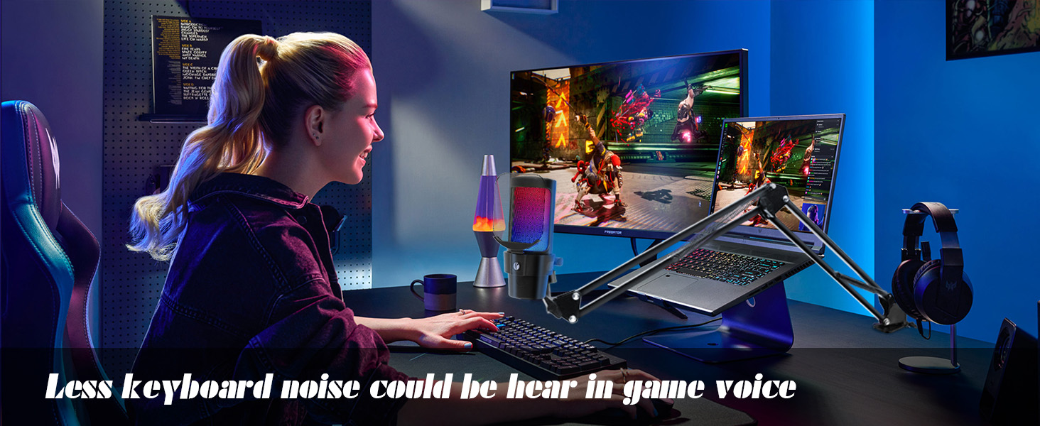 PC gaming microphone
