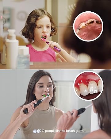 Bathroom Wall-Mounted Electric, Manual and Kids Toothbrushes Holder Cleaner Dryer