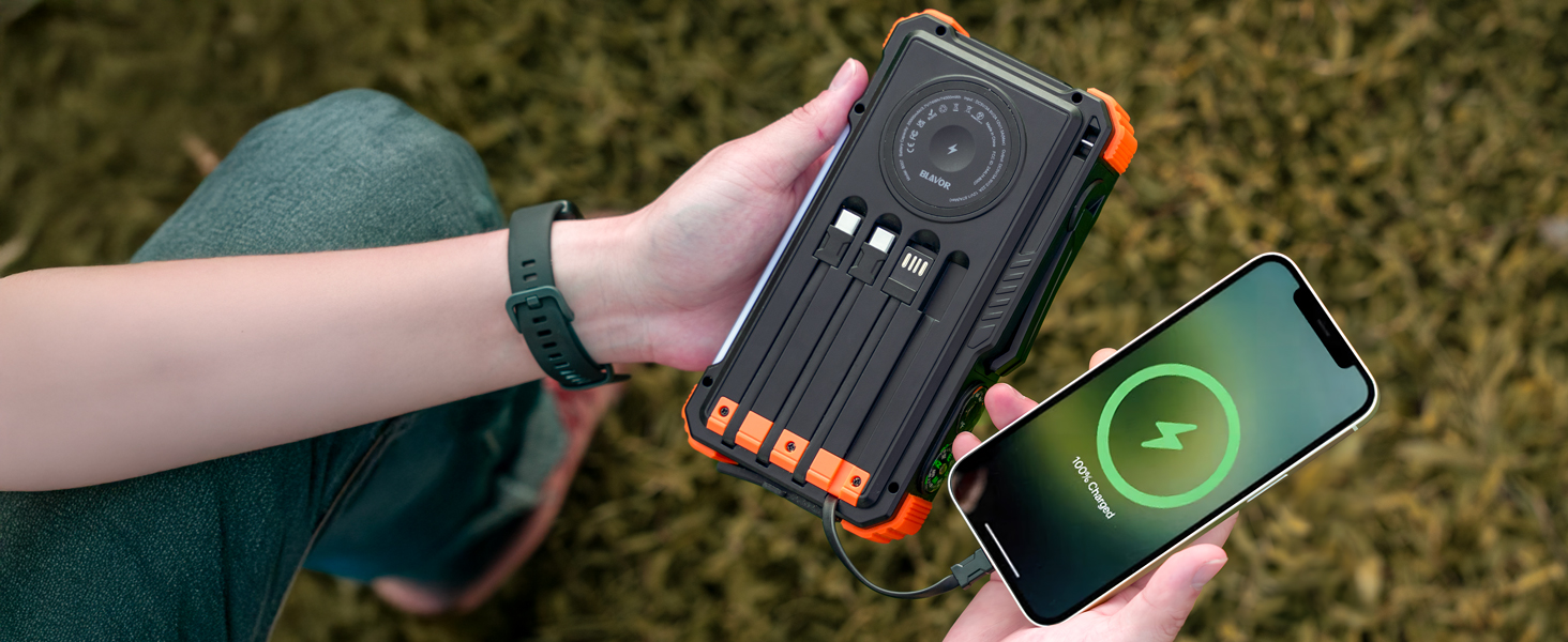 solar power bank portable charger