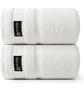 REDKISS Luxury Large Bath Towels Set of 2, 760GSM 31x63 Inches,100% Cotton,Highly Absorbent &amp; Qui...