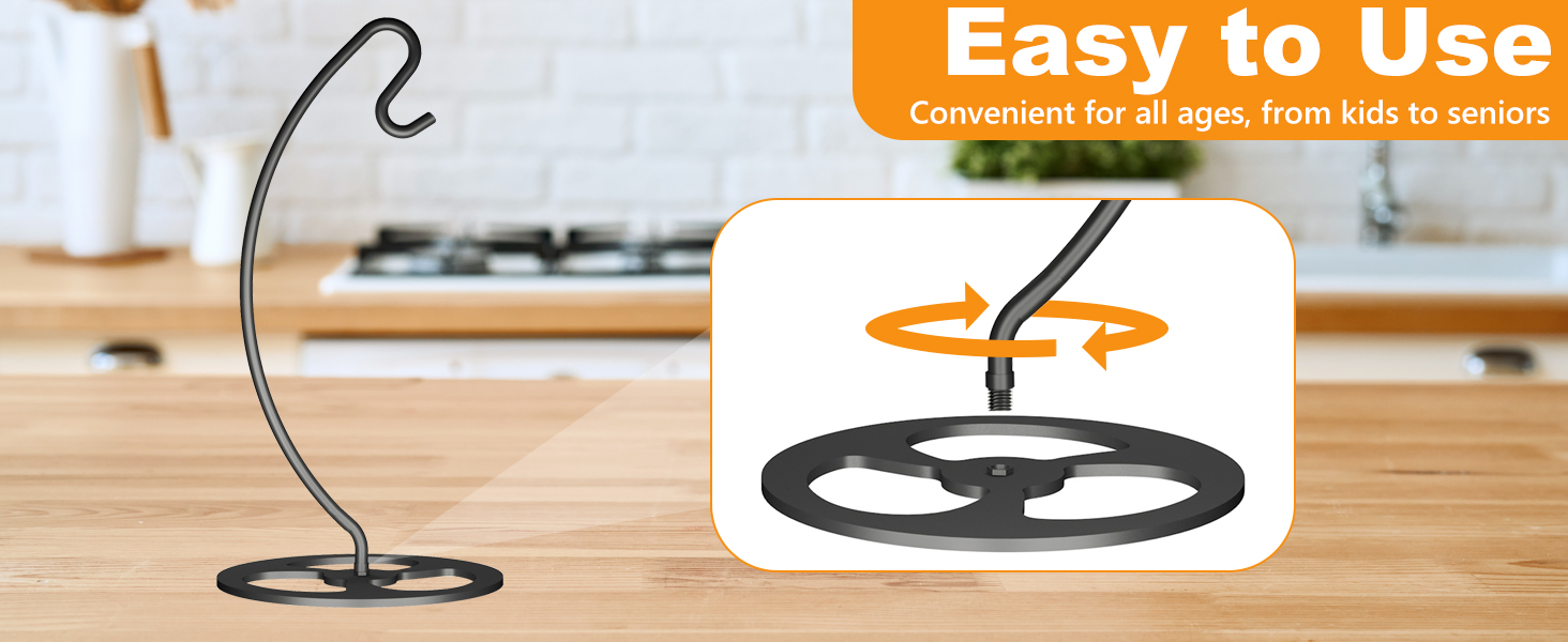 Banana Holder for Storage and Display of Fruit